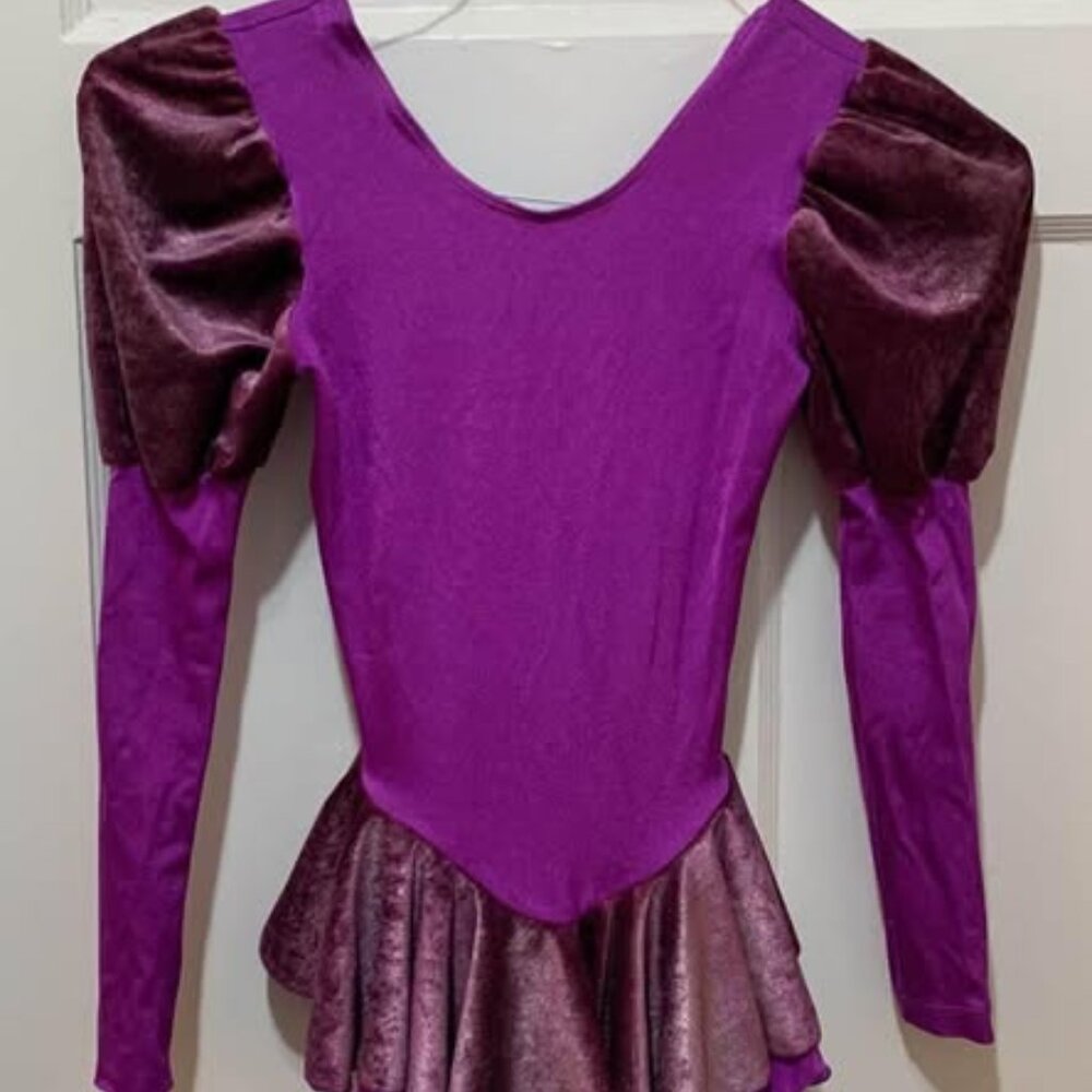 Purple Figure Skating Dress